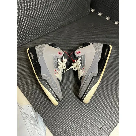 Air Jordan 3 Retro GS 'Stealth' 398614-003‎ Nike Youth Size 6Y Sneaker Shoes