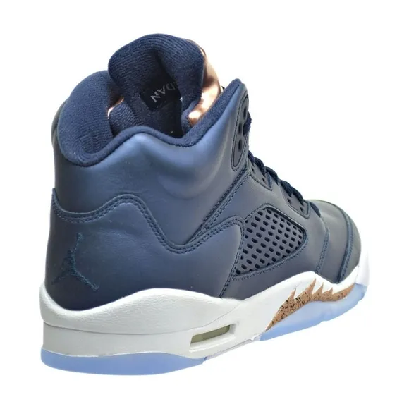 Air Jordan 5 Retro BG Boys Shoes Obsidian/Metallic Red Bronze/ Size 7Y/ NWB