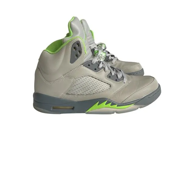 Air Jordan 5 Retro 'Green Bean 2022' Mens Size 12 Green/Flint Grey DM9014-003