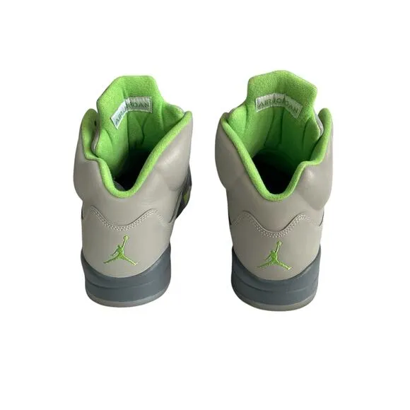 Air Jordan 5 Retro 'Green Bean 2022' Mens Size 12 Green/Flint Grey DM9014-003
