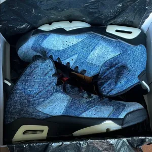 Air Jordan 6 RETRO Washed Denim Men's Sneakers