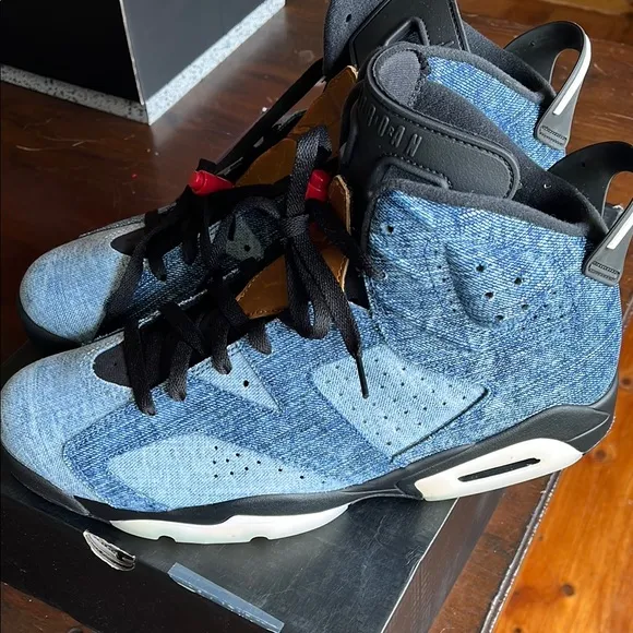 Air Jordan 6 RETRO Washed Denim Men's Sneakers