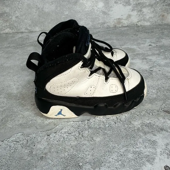 Air Jordan 9 Retro University Blue” UNC 401812-140 Toddler Td Baby Boy Size 6C