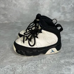Air Jordan 9 Retro University Blue” UNC 401812-140 Toddler Td Baby Boy Size 6C