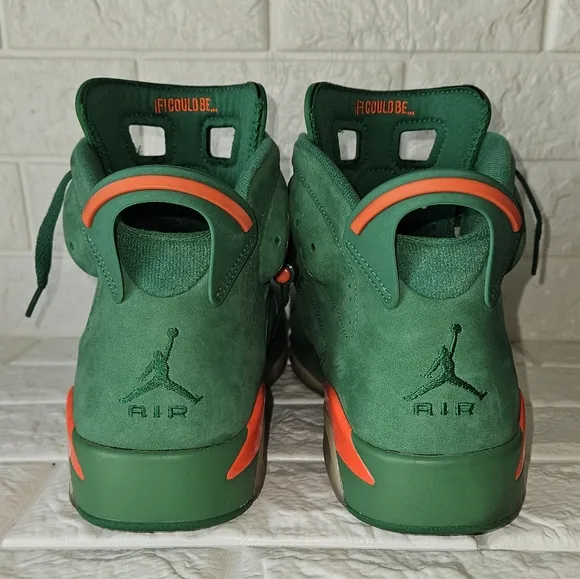 Air Jordan Retro 6 &quot;Gatorade&quot; Green Men's Size 10