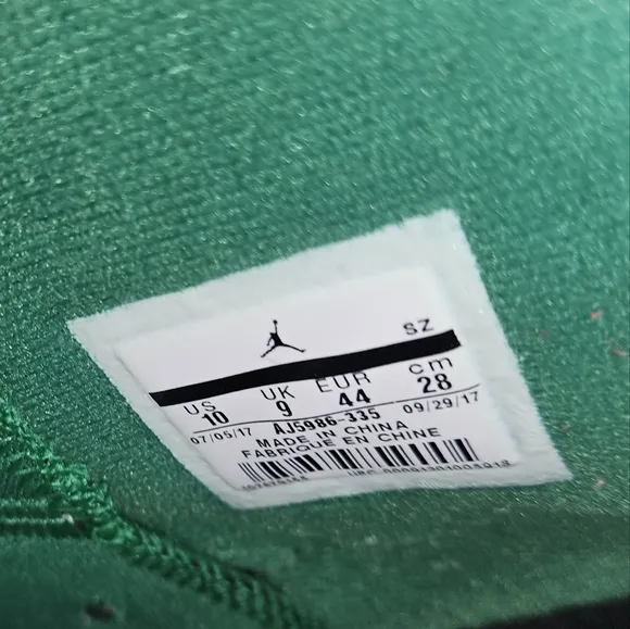 Air Jordan Retro 6 &quot;Gatorade&quot; Green Men's Size 10