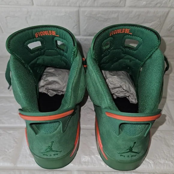 Air Jordan Retro 6 &quot;Gatorade&quot; Green Men's Size 10