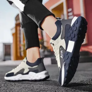 AIR SHOE (NAVY-BLUE & WHITE )