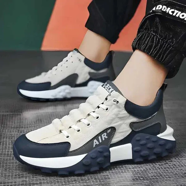 AIR SHOE (NAVY-BLUE & WHITE )