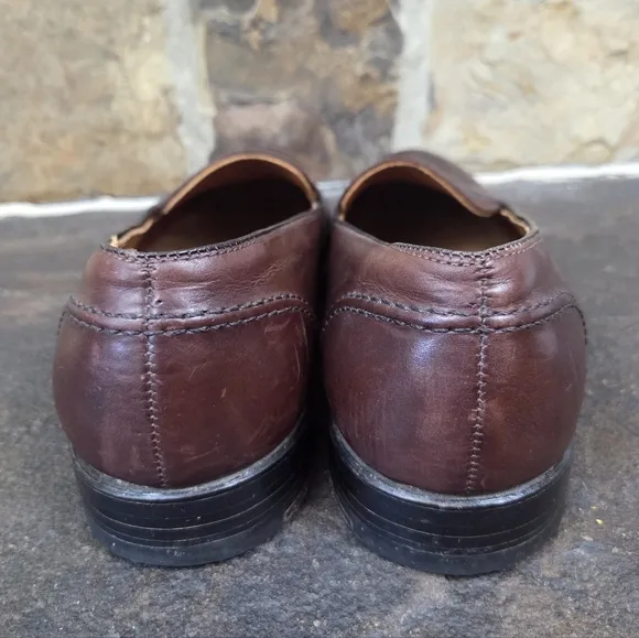 Alden Full Strap Leather Penny Loafers Slip On Shoes 686