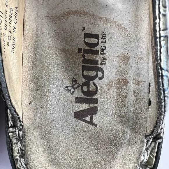 Alegria ALG-511 Pewter Slip On Clog Shoes