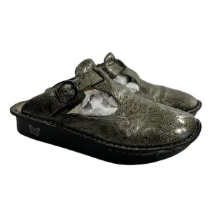 Alegria ALG-511 Pewter Slip On Clog Shoes