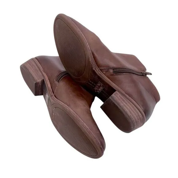 Alex Marie Boots Booties Leather Brown Tan 8