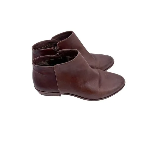 Alex Marie Boots Booties Leather Brown Tan 8