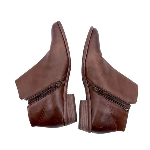 Alex Marie Boots Booties Leather Brown Tan 8