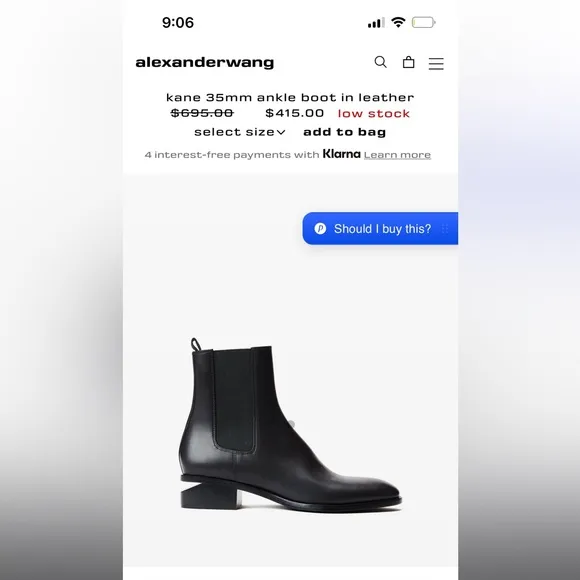 Alexander Wang Black Chelsea Boots Timeless Design