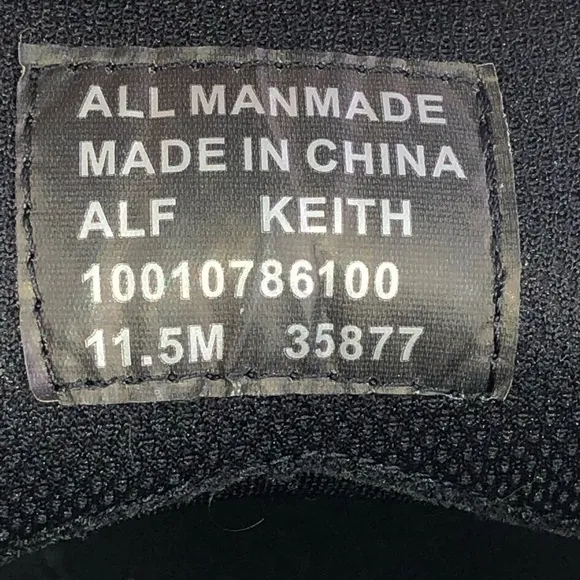 Alfani Keith Black Chukka Sneaker Shoes Size 11.5