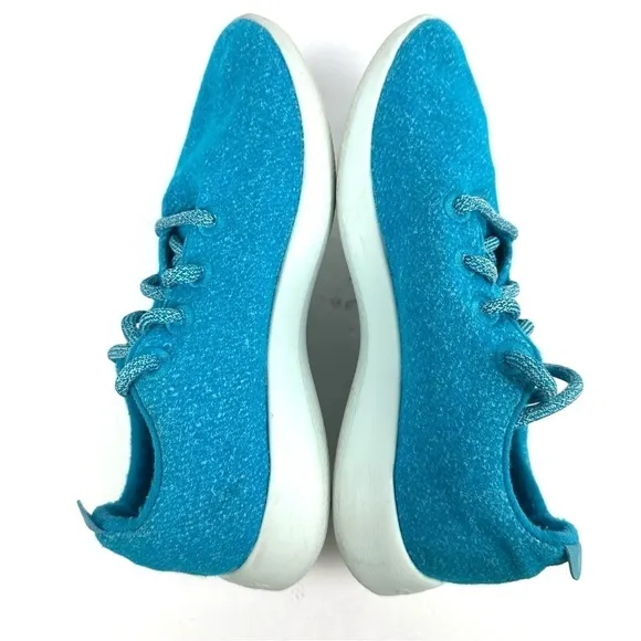 Allbirds 7 Wool Runners Shoes Thrive Teal Merino Lace Up Sneakers Womens