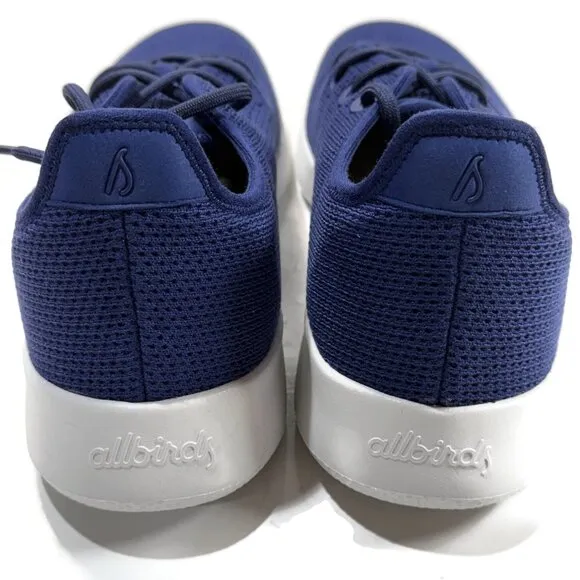 Allbirds Tree Runners Blue Ridge White Mens 13 New Box USA Logo Sneakers Shoes