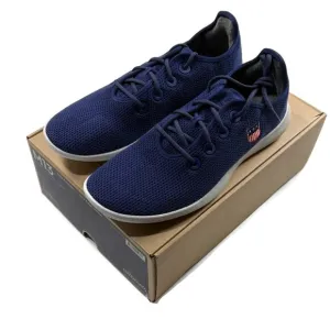 Allbirds Tree Runners Blue Ridge White Mens 13 New Box USA Logo Sneakers Shoes