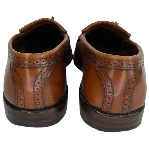 Allen Edmonds Brown Leather Tassel Slip On Shoes