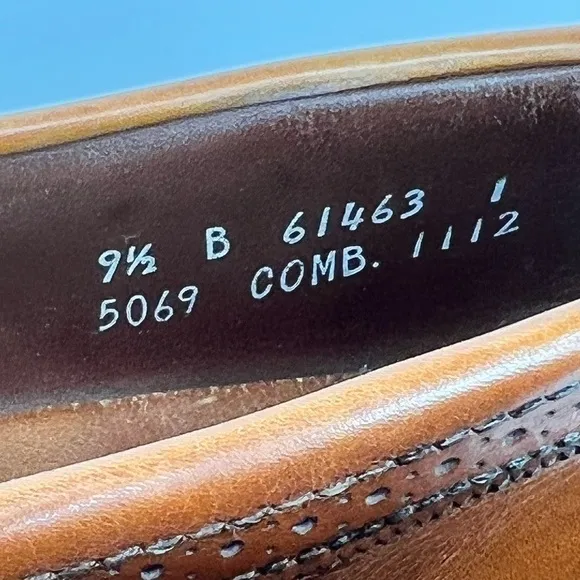 Allen Edmonds Brown Leather Tassel Slip On Shoes