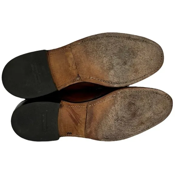 Allen Edmonds Brown Leather Tassel Slip On Shoes