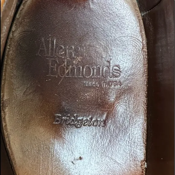 Allen Edmonds Brown Leather Tassel Slip On Shoes