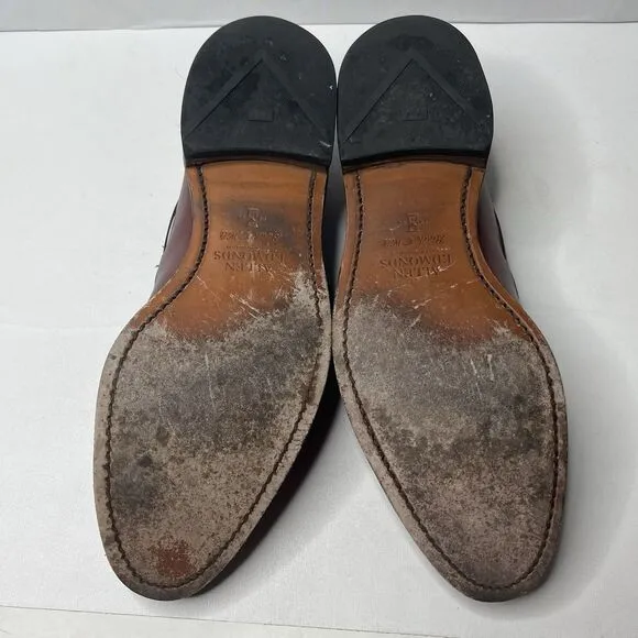 Allen Edmonds GRAYSON Bench Welt Brown Leather Tassel Loafers Men’s Size 10.5 C