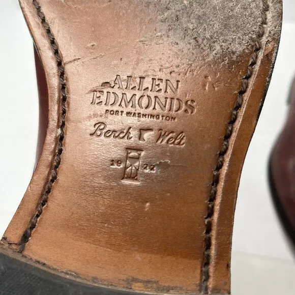 Allen Edmonds GRAYSON Bench Welt Brown Leather Tassel Loafers Men’s Size 10.5 C