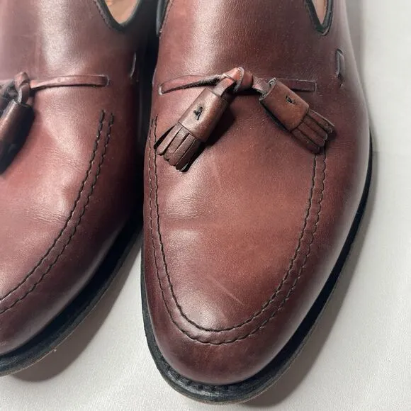 Allen Edmonds GRAYSON Bench Welt Brown Leather Tassel Loafers Men’s Size 10.5 C