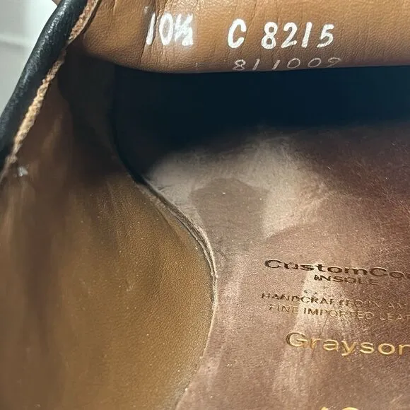 Allen Edmonds GRAYSON Bench Welt Brown Leather Tassel Loafers Men’s Size 10.5 C