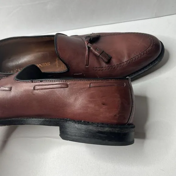 Allen Edmonds GRAYSON Bench Welt Brown Leather Tassel Loafers Men’s Size 10.5 C