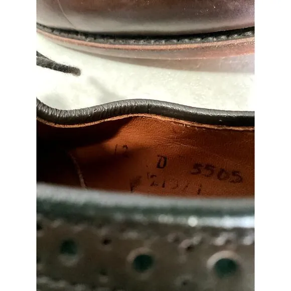 Allen Edmonds Men's Leather Upper Multicolor Dress Shoes