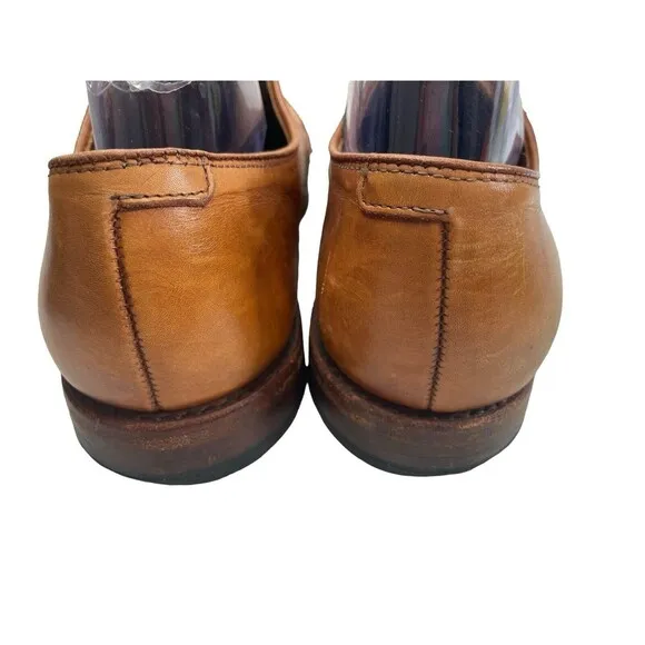 Allen Edmonds New Orleans Woven Oxford Cap Toe Brown Men’s Leather Shoe Sz 9