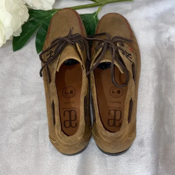 Allen Edmonds Sandlot NY Yankees Leather Shoes size 9D