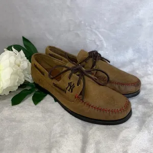 Allen Edmonds Sandlot NY Yankees Leather Shoes size 9D