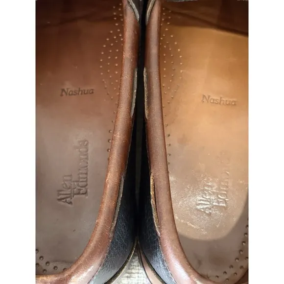 Allen Edmonds Shoes Mens 10.5 D Nashua Kiltie Tassel Loafer Slip On Brown Black