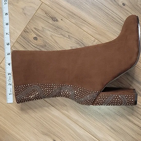 American Glamour Badgley Mischka Terra ADA heeled boots with