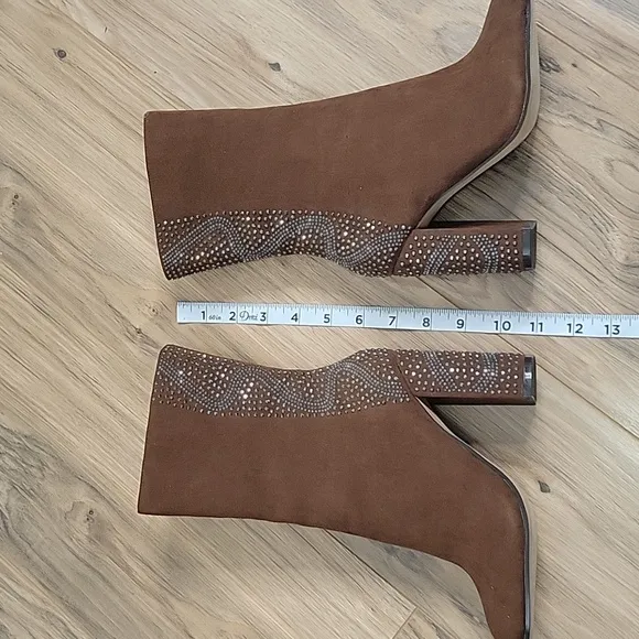 American Glamour Badgley Mischka Terra ADA heeled boots with