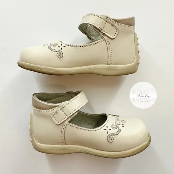 ANDANENES Girl Toddler Shoes IVORY Size 8