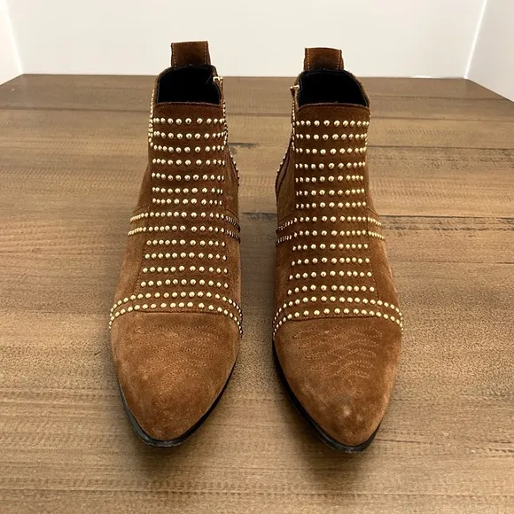 Anine Bing Charlie Boot Camel Brown Suede 39/9
