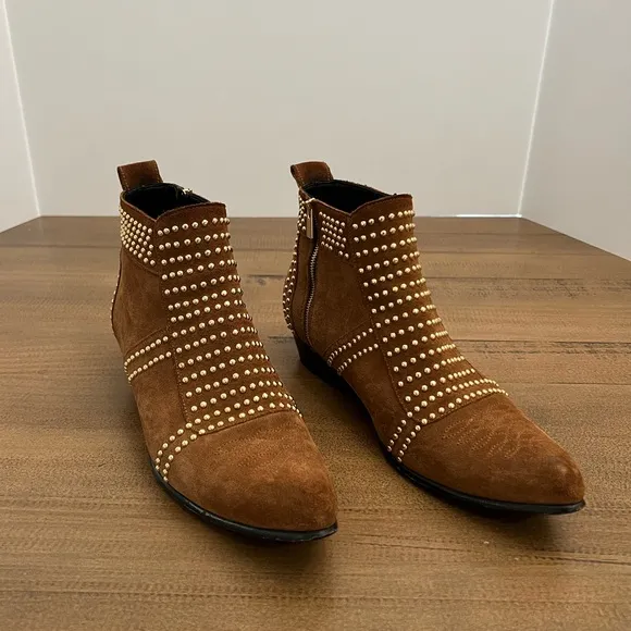 Anine Bing Charlie Boot Camel Brown Suede 39/9