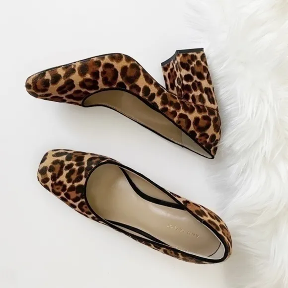 Ann Taylor animal print block heels
