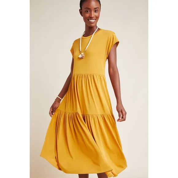 Anthropologie Sierra Knit Midi Dress