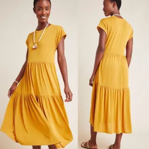 Anthropologie Sierra Knit Midi Dress