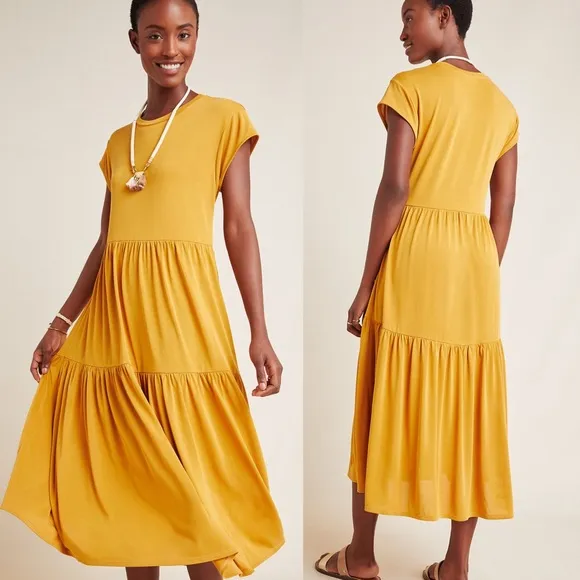 Anthropologie Sierra Knit Midi Dress
