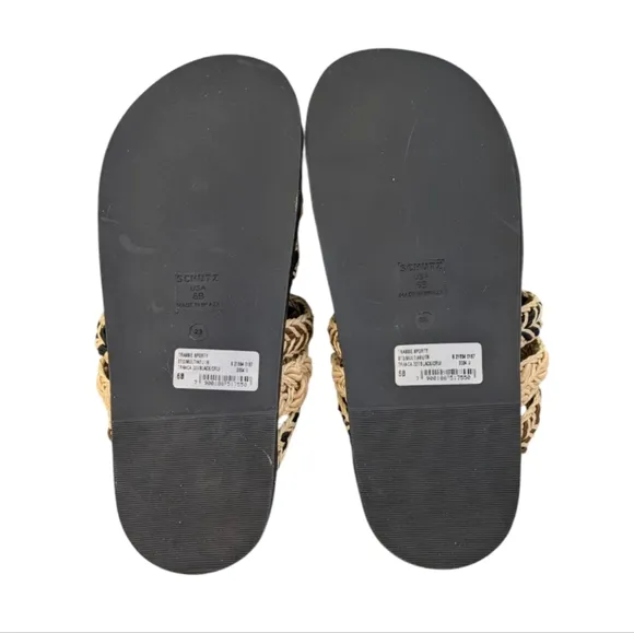 Anthropologie/Schutz Trassie Sporty Raffia Sandals EUC $148 Size 6B   S33356