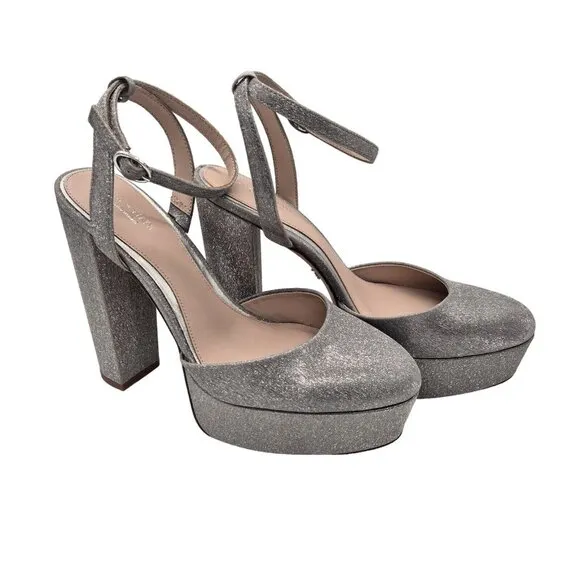 Antonio Melani Born on Fifth Size 9.5 M Liv Metallic Glitter Platform Pumps 668