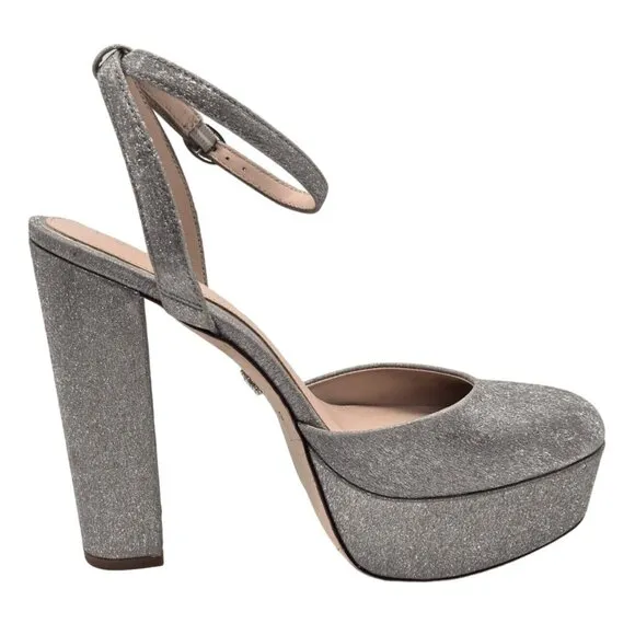 Antonio Melani Born on Fifth Size 9.5 M Liv Metallic Glitter Platform Pumps 668